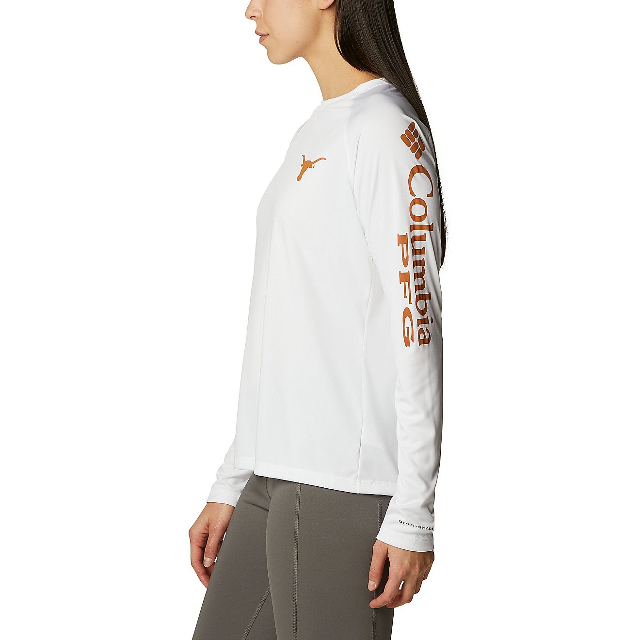Columbia Sportswear Women's University of Texas Tidal Long Sleeve T-shirt                                                        - view number 3