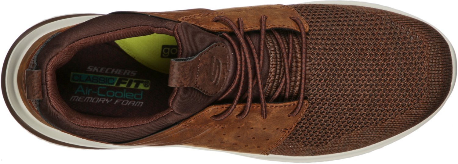 skechers men's delson 3.0 cicada slip on shoes
