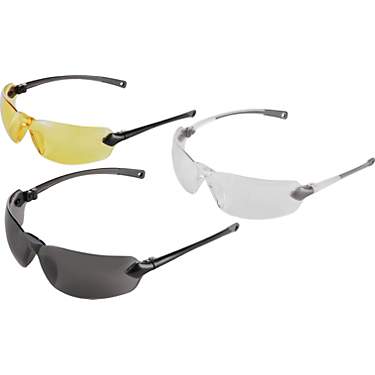 Radians SB01Y0CS Blue Gray/Yellow Skybow Shooting Safety Glasses Ballistic Rated 