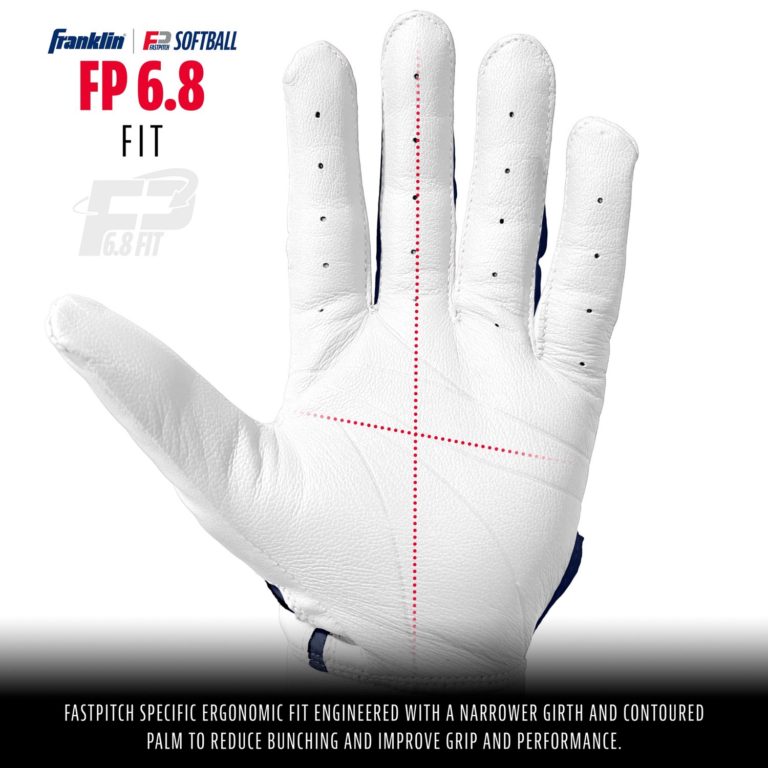 Franklin Youth CFX FP Softball Batting Gloves - view number 2