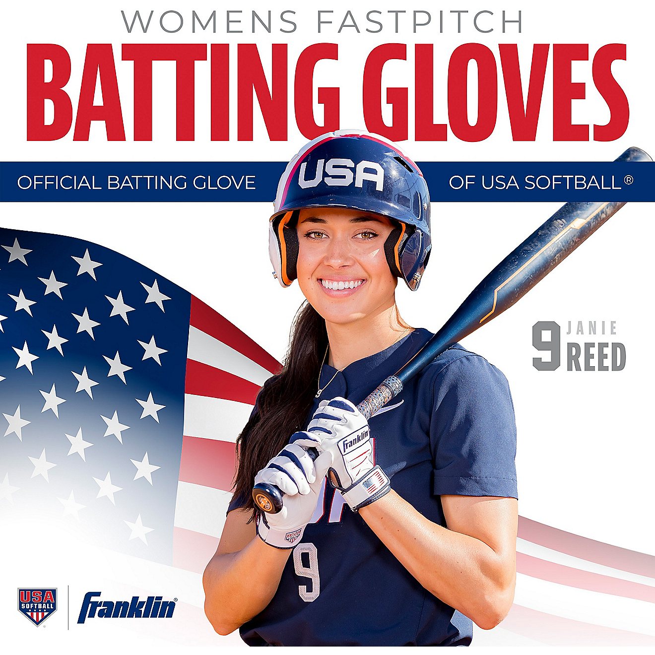 Franklin Youth CFX FP Softball Batting Gloves                                                                                    - view number 4