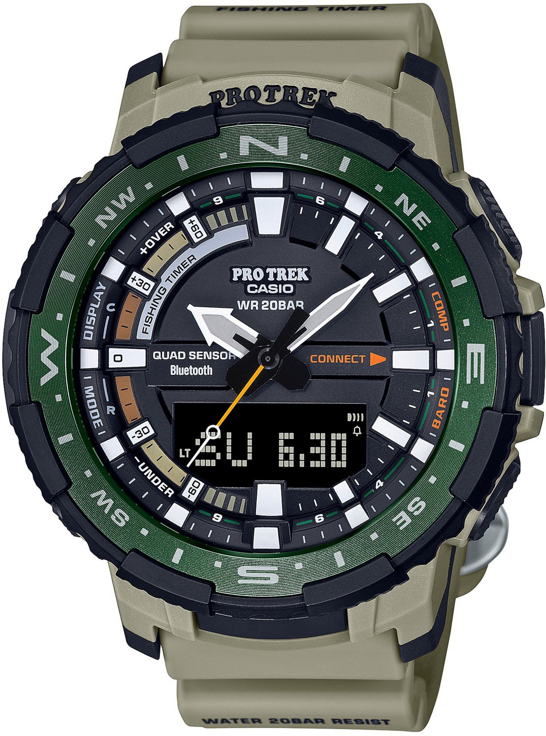 Casio Men's Pro Trek Angler Watch