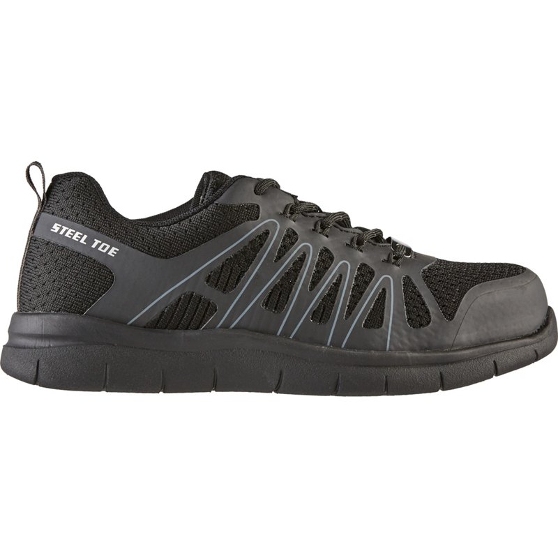 Brazos Women's Fallon Steel Toe Athletic Shoes Black, 8 - Women's Work Boots at Academy Sports product image