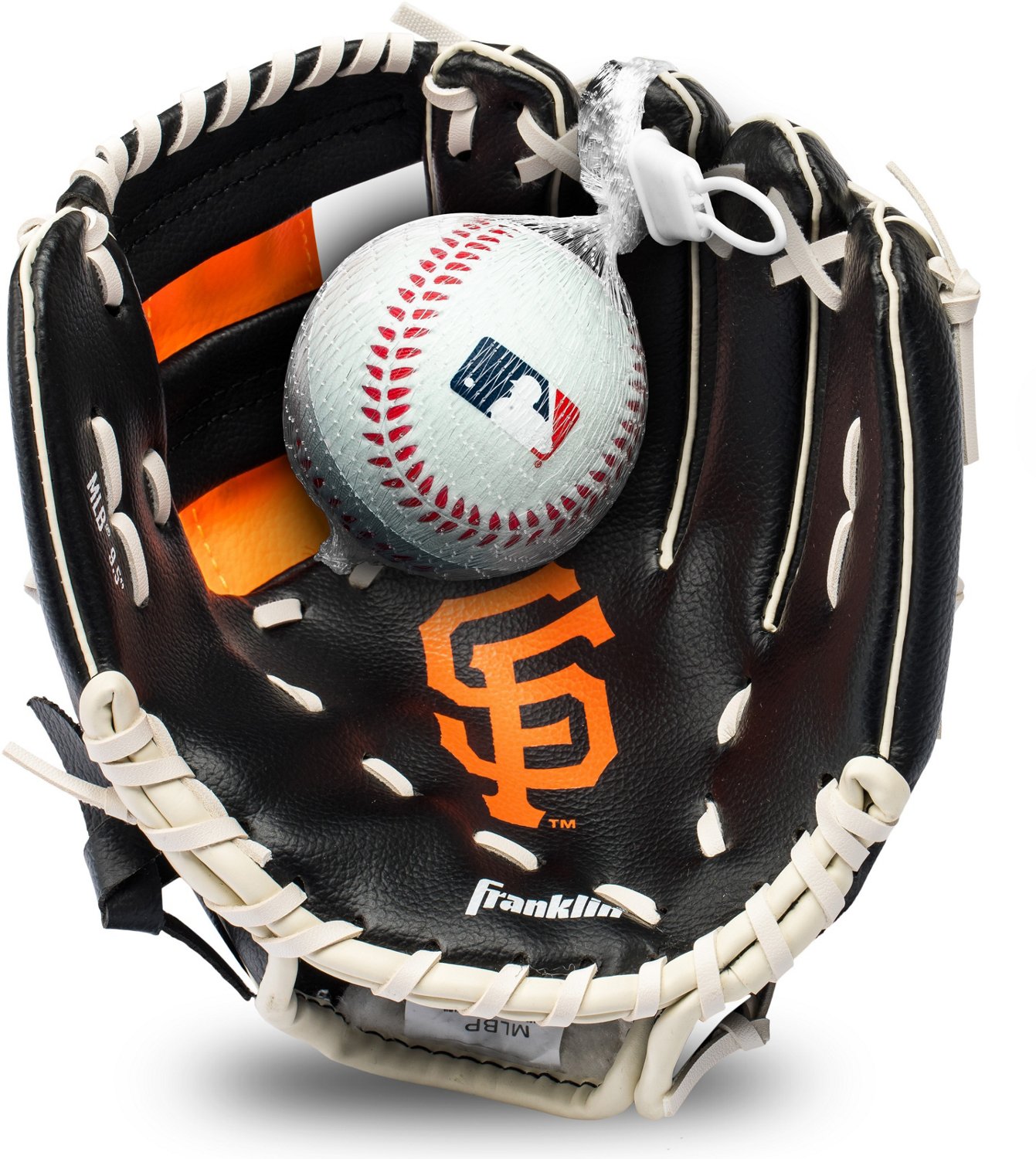 Franklin Youth MLB San Francisco Giants T-ball Glove and Ball Set