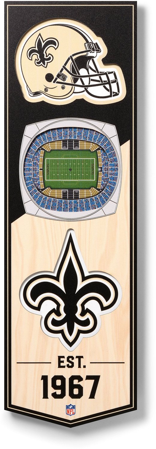 : New Orleans Saints Banner and Scroll Sign : Sports & Outdoors