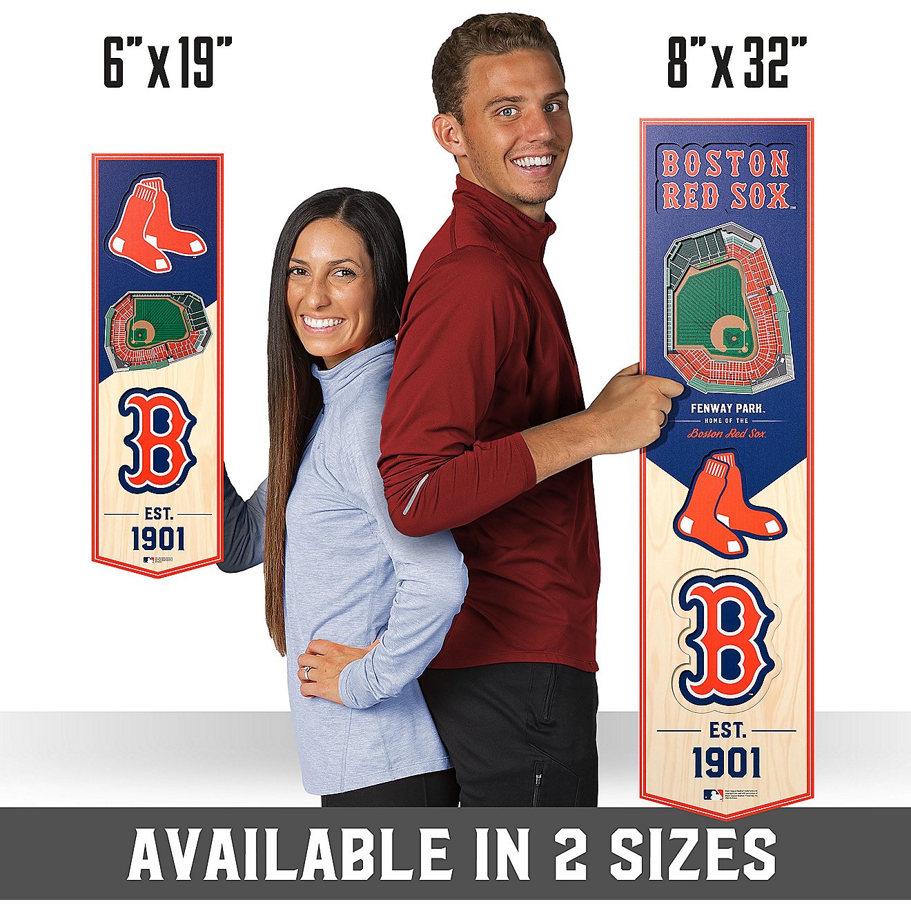 YouTheFan Boston Red Sox 3-D Stadium Banner                                                                                      - view number 7