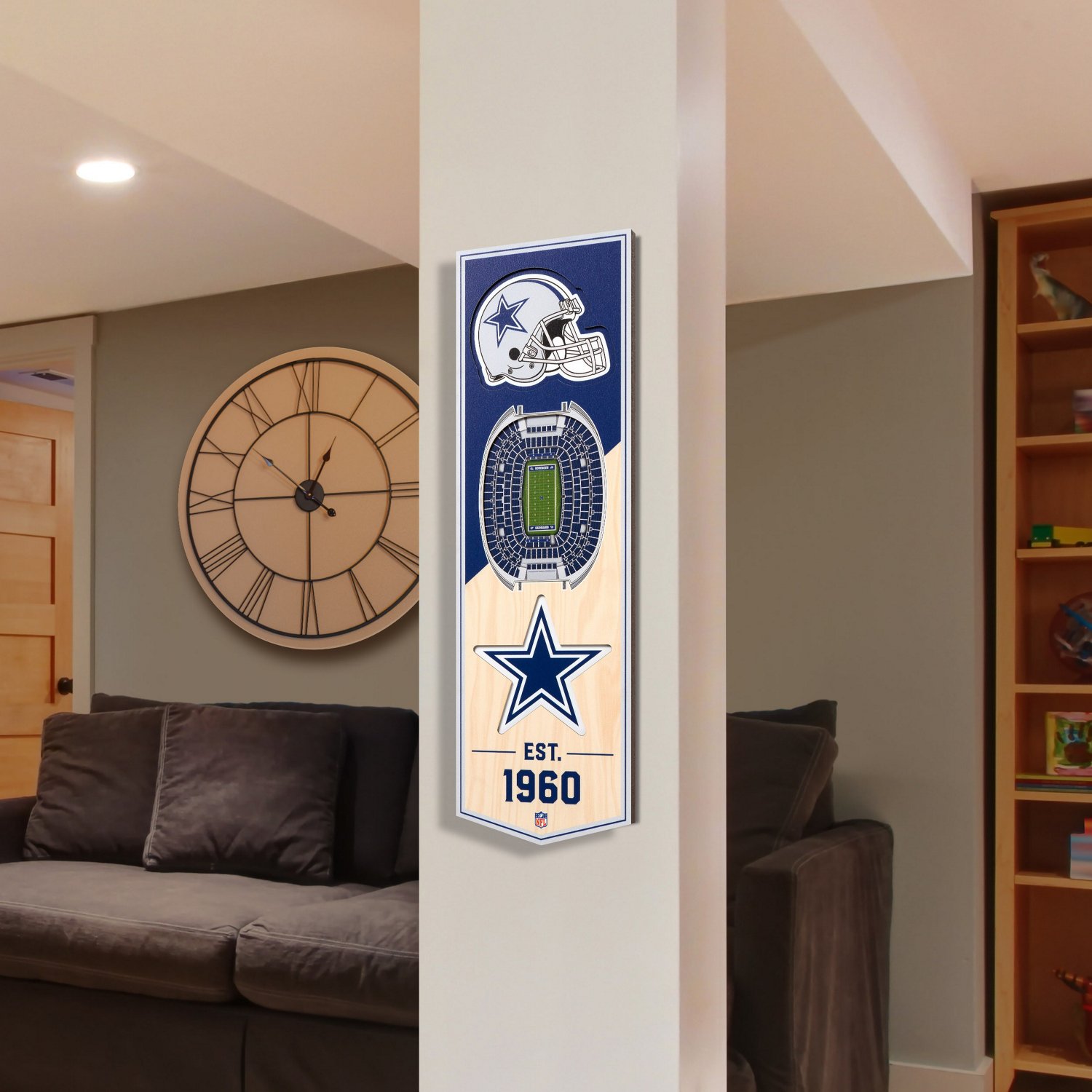 YouTheFan Dallas Cowboys 6" x 19" 3-D Stadium Banner                                                                             - view number 2
