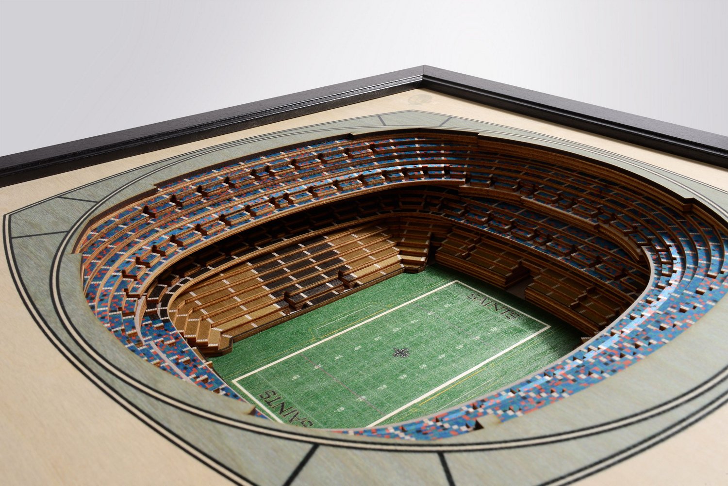 YouTheFan New Orleans Saints 25-Layer 3-D Stadium Wall Art                                                                       - view number 3