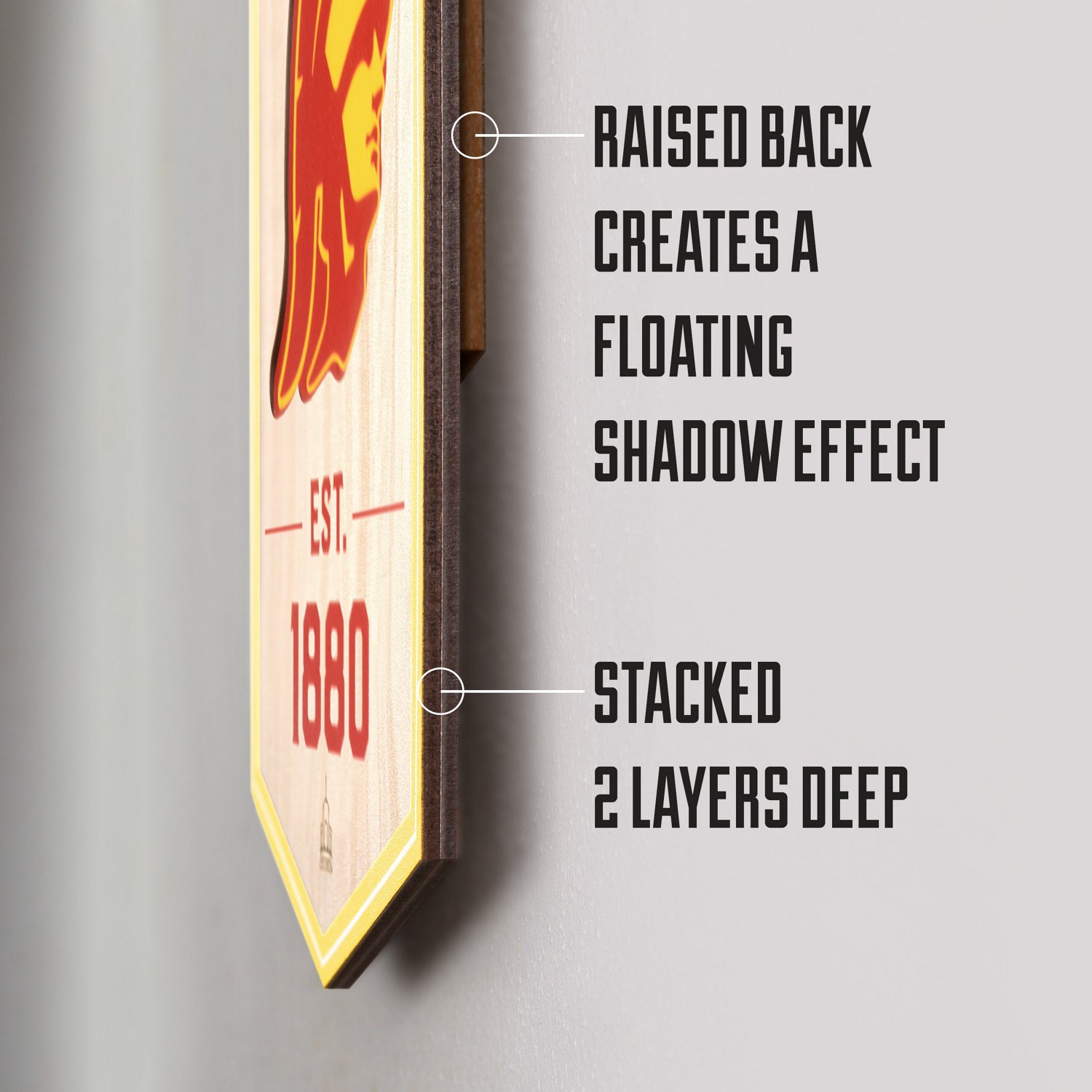 YouTheFan Kansas City Chiefs 6" x 19" 3-D Stadium Banner                                                                         - view number 5