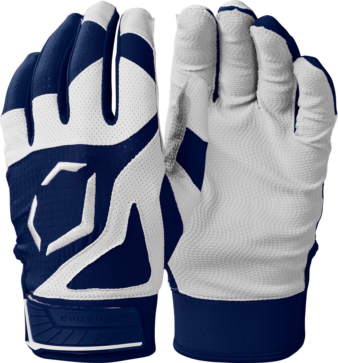 Evoshield SRZ-1 Adult Batting Gloves, Navy - Large