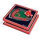 YouTheFan Boston Red Sox 3-D Stadium Views 2-Piece Coaster Set                                                                   - view number 1 selected