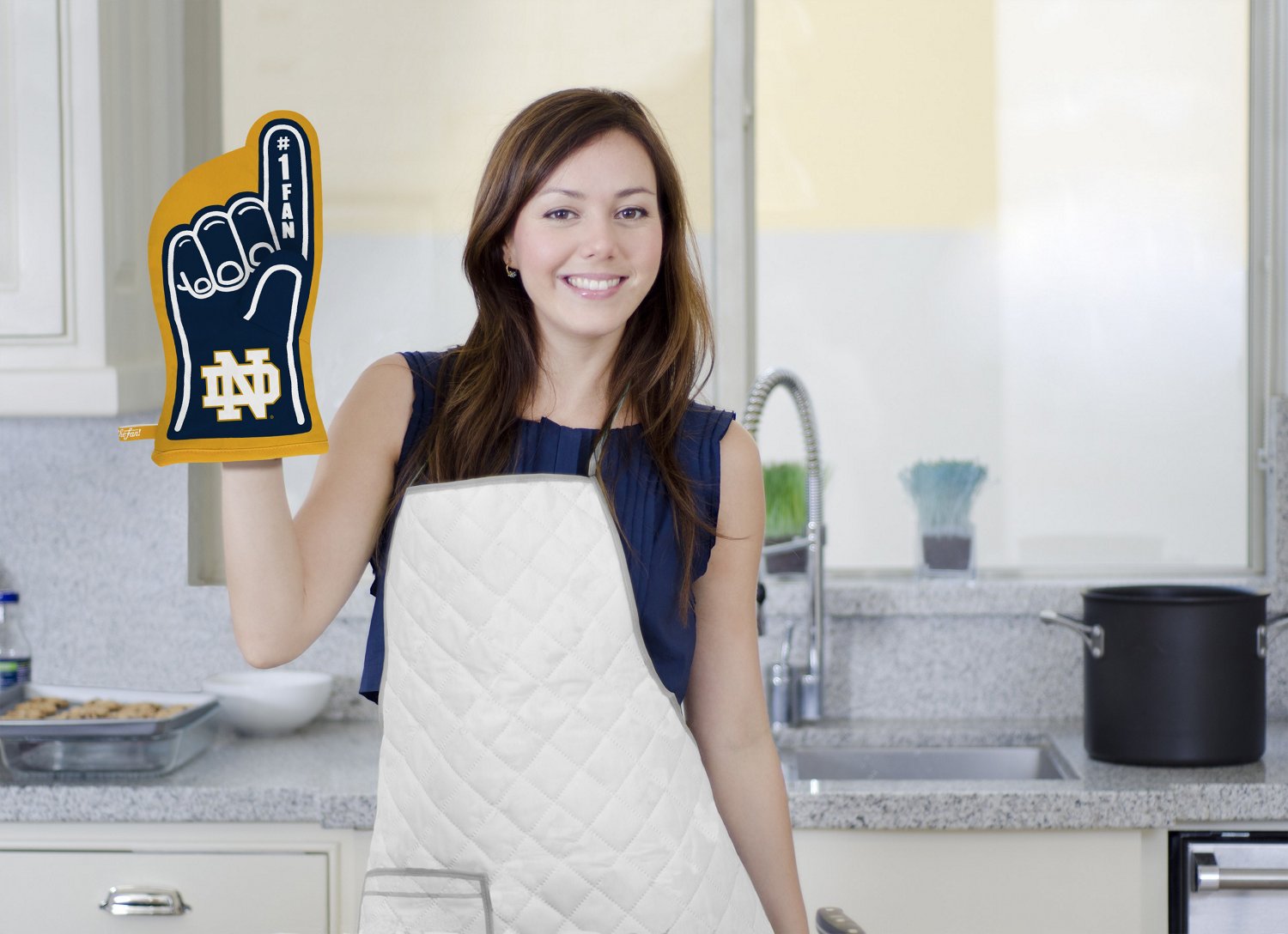 YouTheFan University of Notre Dame #1 Oven Mitt - view number 4