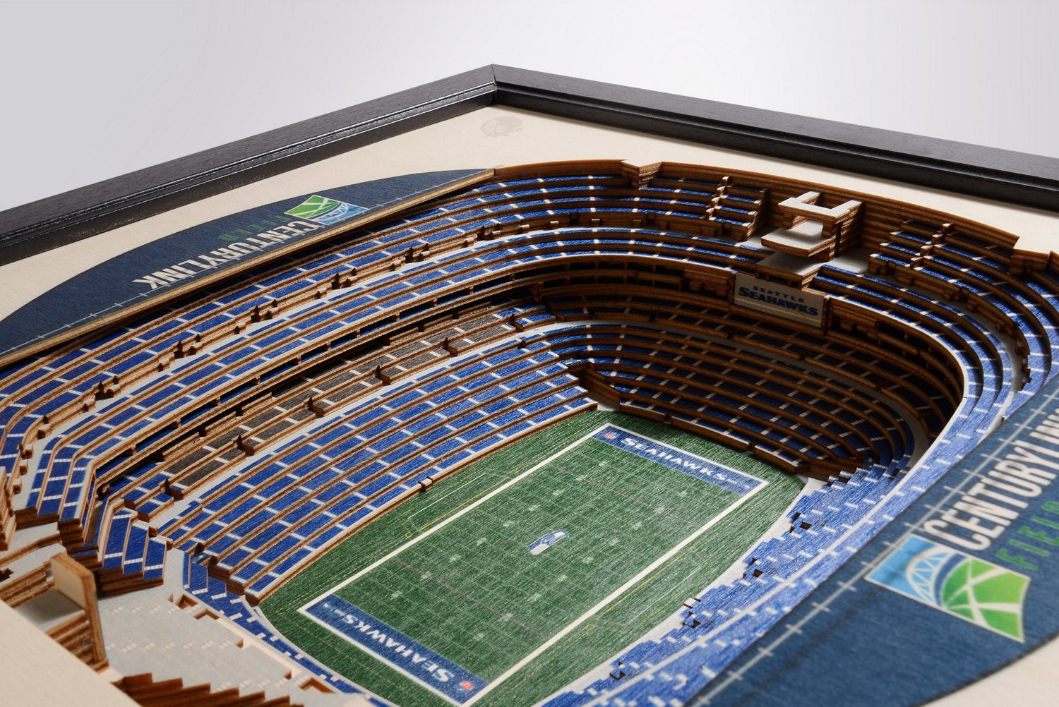 YouTheFan Seattle Seahawks 25-Layer 3-D Stadium Wall Art                                                                         - view number 3
