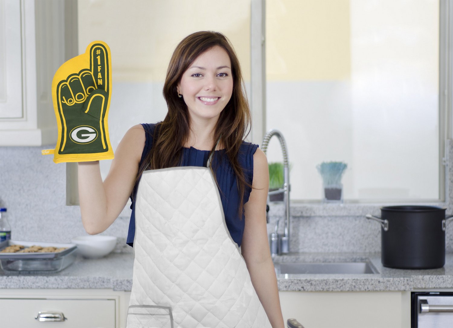 YouTheFan Green Bay Packers #1 Oven Mitt                                                                                         - view number 4