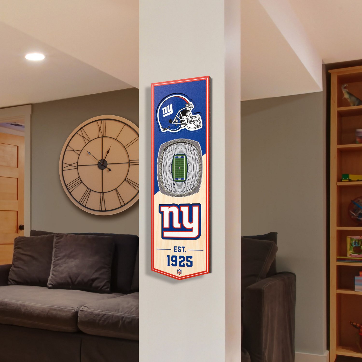 YouTheFan New York Giants 6 in x 19 in 3-D Stadium Banner                                                                        - view number 2