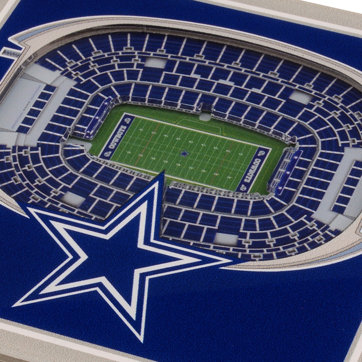 YouTheFan Dallas Cowboys 3-D StadiumViews Coasters 2-Pack                                                                        - view number 2