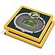YouTheFan Green Bay Packers 3-D StadiumViews 2-Piece Coaster Set                                                                 - view number 1 selected