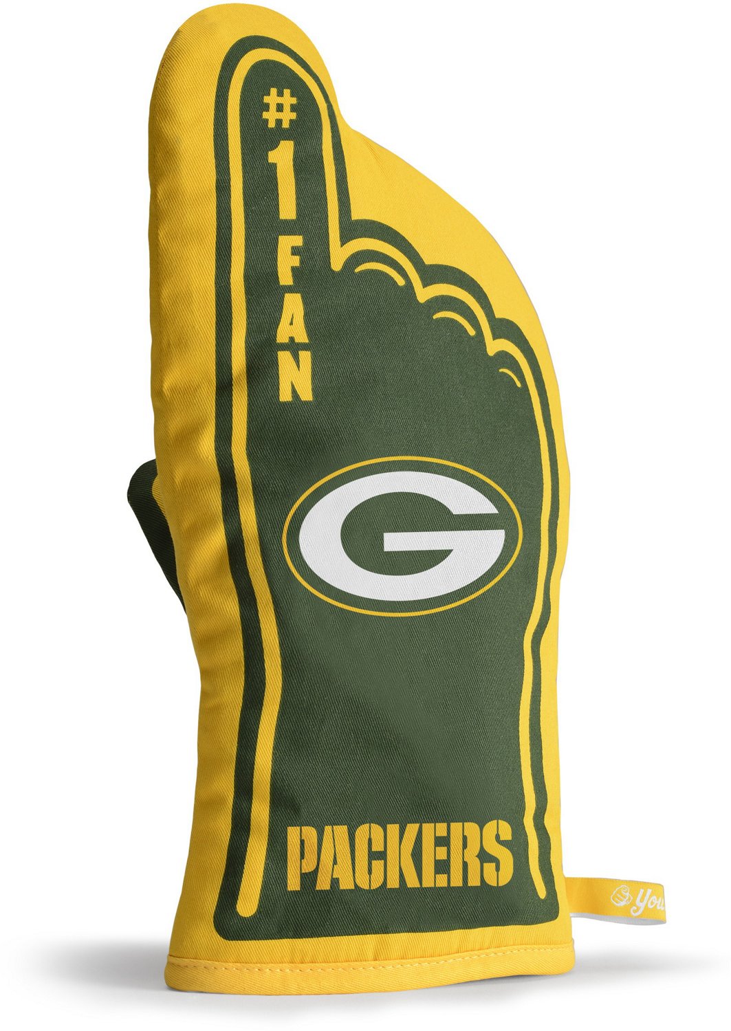 YouTheFan Green Bay Packers #1 Oven Mitt                                                                                         - view number 2
