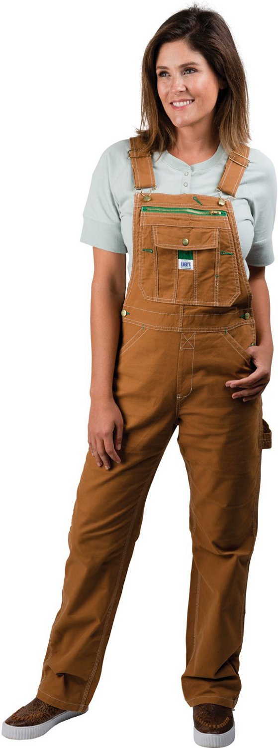 Liberty Women's Washed Duck Bib Overalls