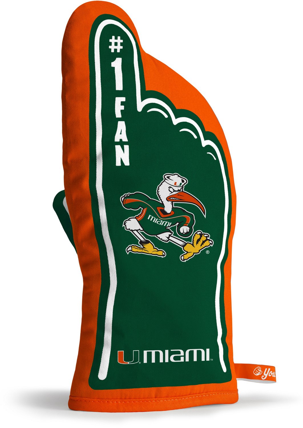 YouTheFan University of Miami #1 Oven Mitt