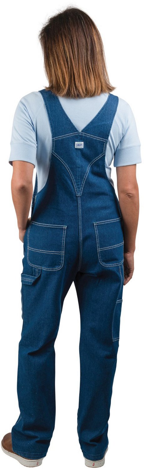 Liberty Women's Washed Denim Bib Overalls - view number 2