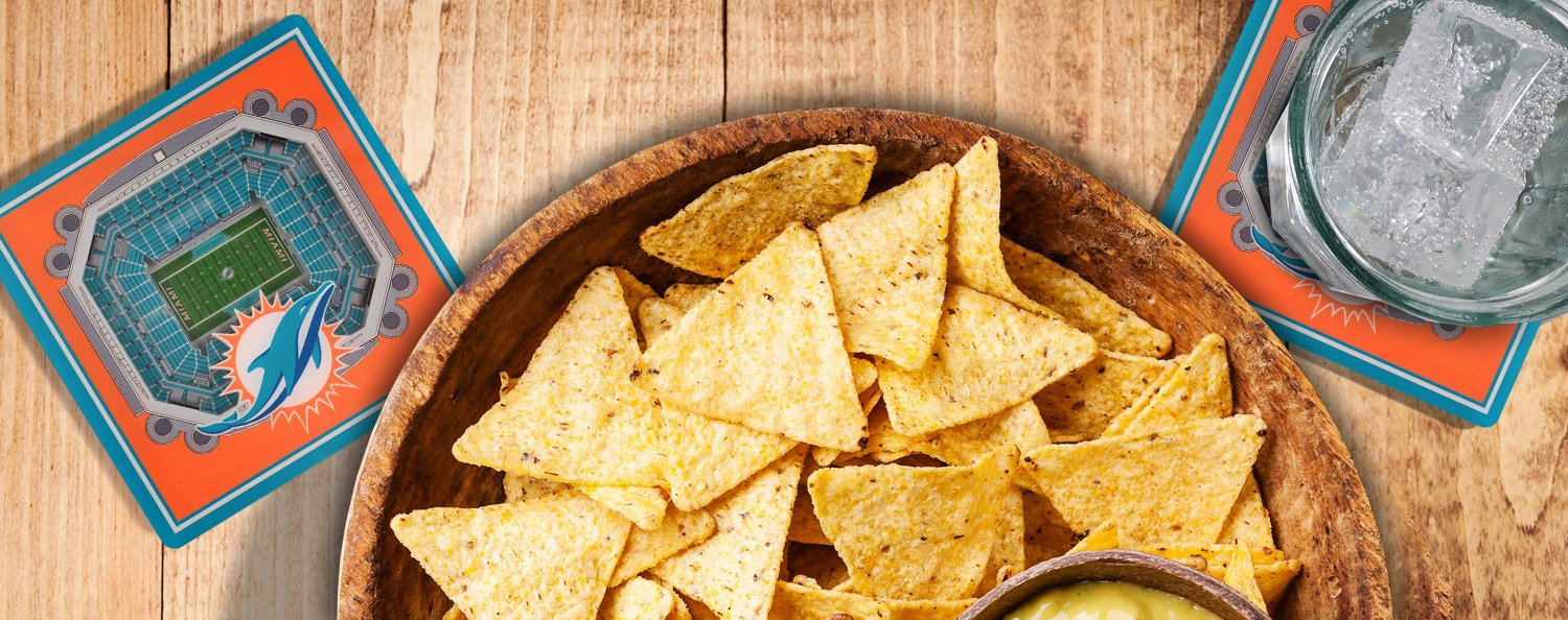 YouTheFan Miami Dolphins 3-D StadiumViews Coasters 2-Pack