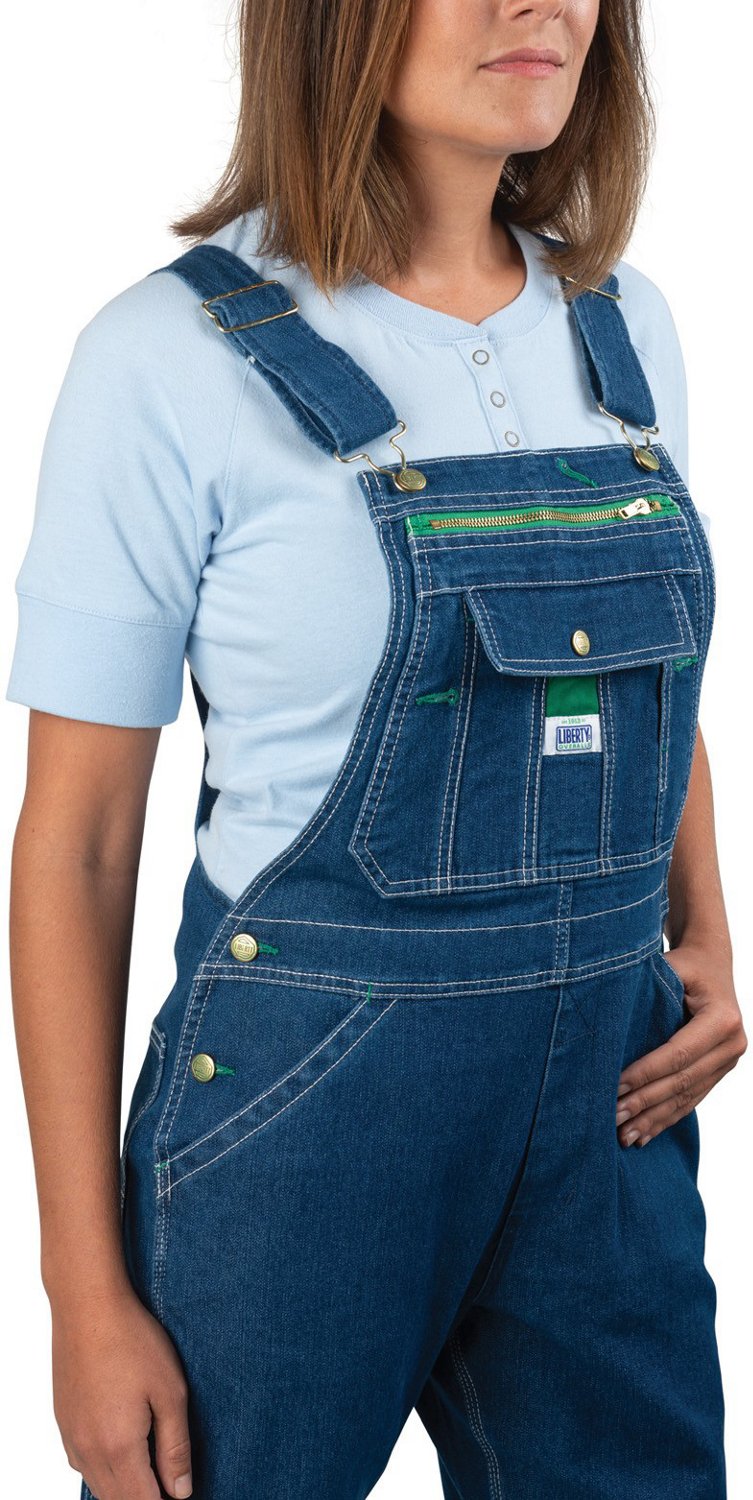 Liberty Women's Washed Denim Bib Overalls - view number 3