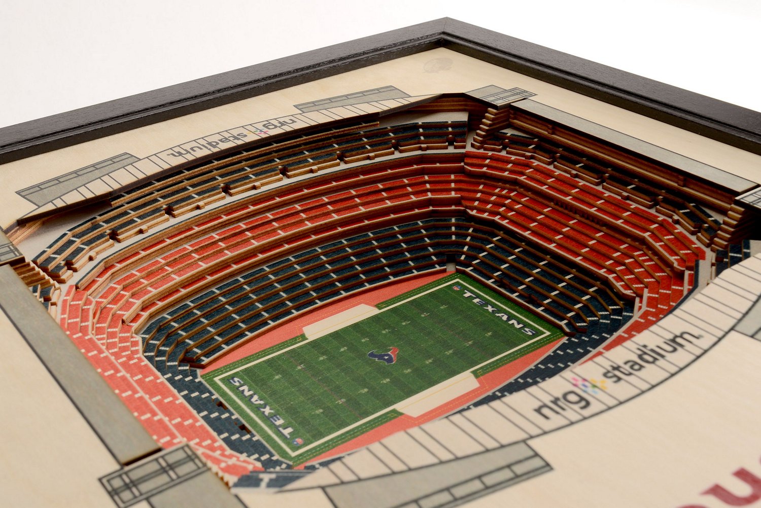 YouTheFan Houston Texans 25-Layer 3-D Stadium Wall Art