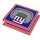 YouTheFan New York Giants 3-D StadiumViews 2-Piece Coaster Set                                                                   - view number 1 image
