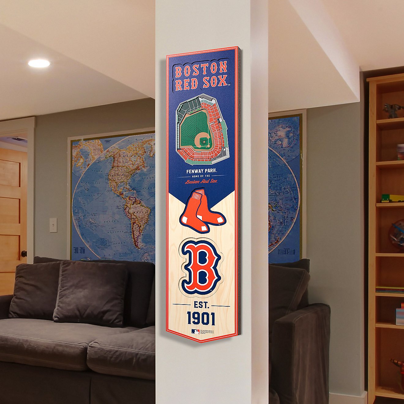 YouTheFan Boston Red Sox 3-D Stadium Banner                                                                                      - view number 2