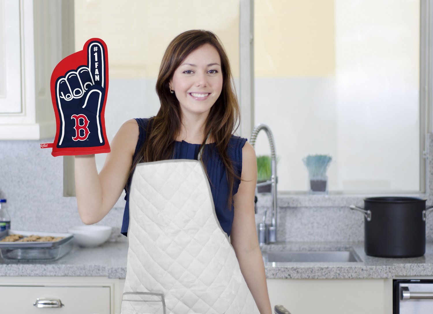 YouTheFan Boston Red Sox #1 Oven Mitt - view number 4