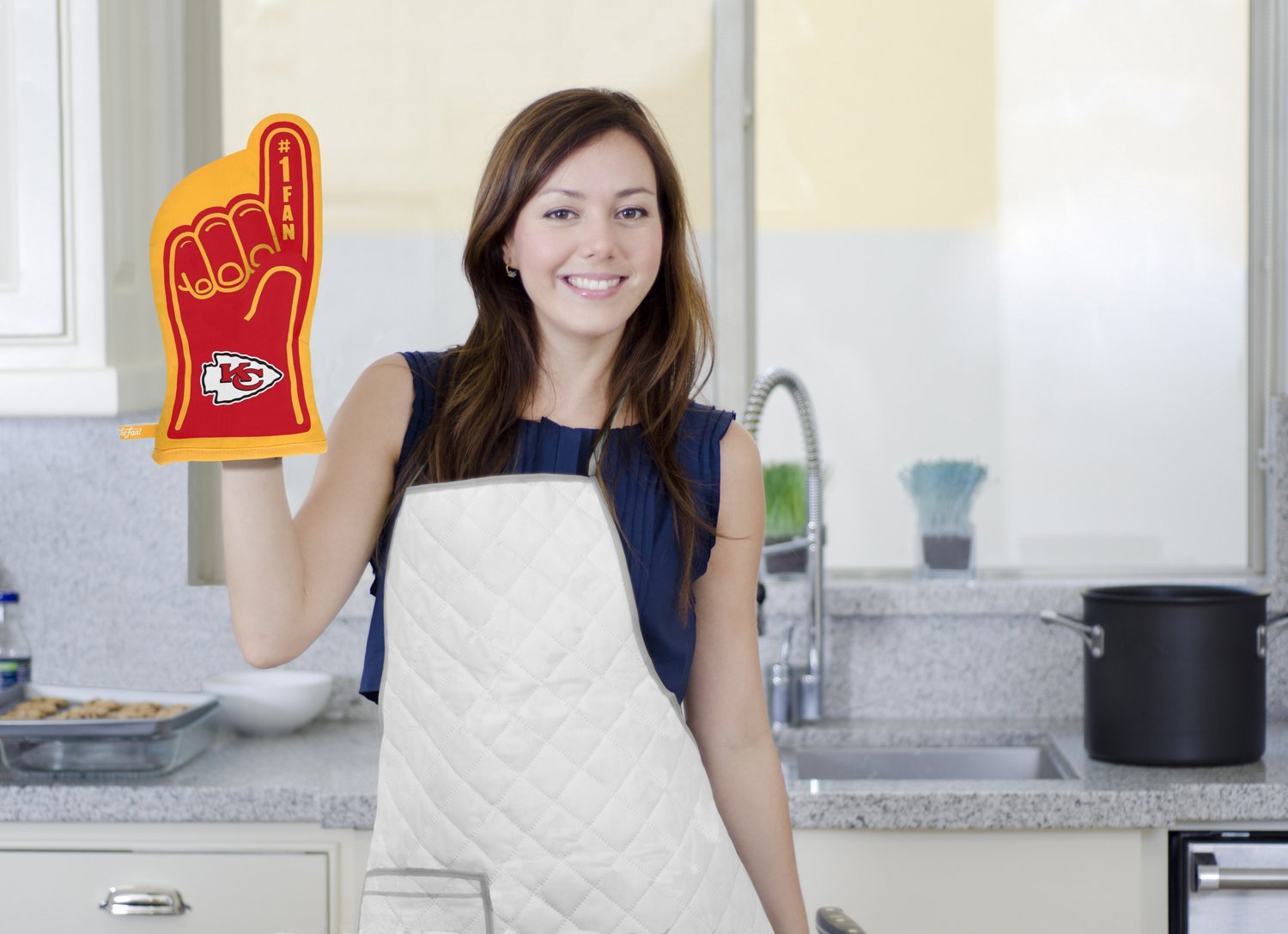 YouTheFan Kansas City Chiefs #1 Oven Mitt                                                                                        - view number 4
