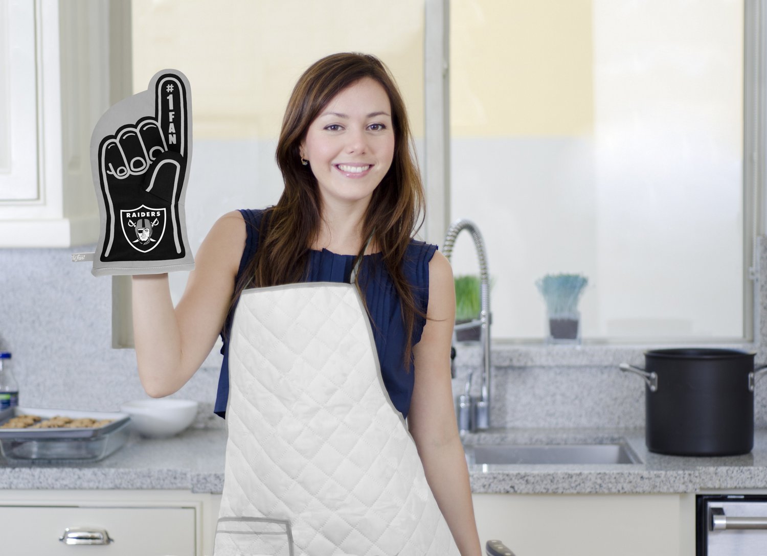 YouTheFan Oakland Raiders #1 Oven Mitt                                                                                           - view number 4