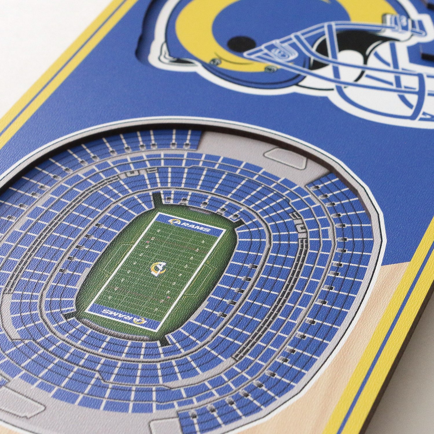 YouTheFan Los Angeles Rams 6 x 19 in 3-D Stadium Banner                                                                          - view number 3