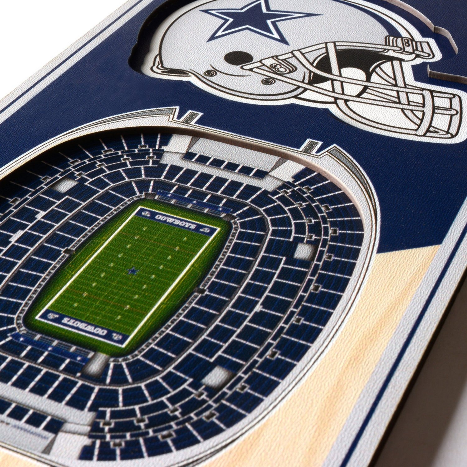 YouTheFan Dallas Cowboys 6" x 19" 3-D Stadium Banner                                                                             - view number 3