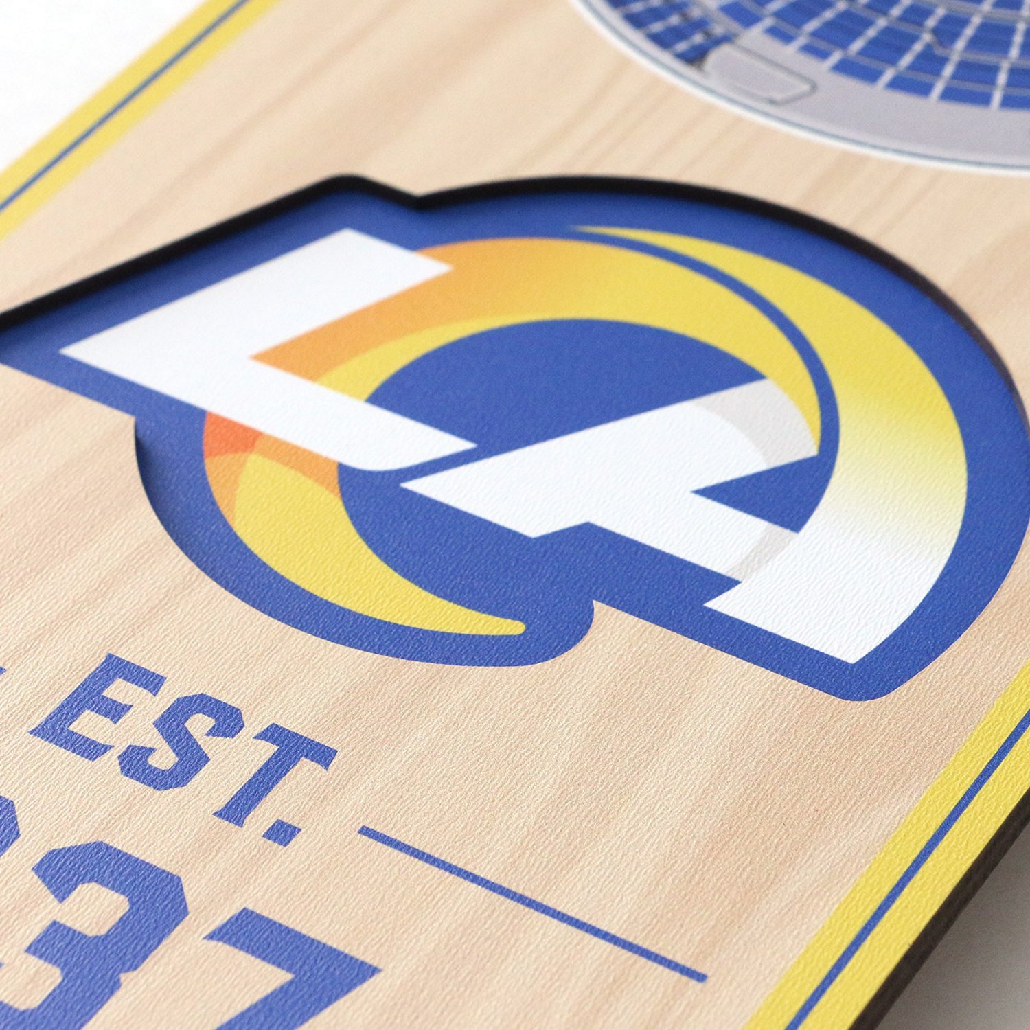 YouTheFan Los Angeles Rams 6 x 19 in 3-D Stadium Banner                                                                          - view number 4