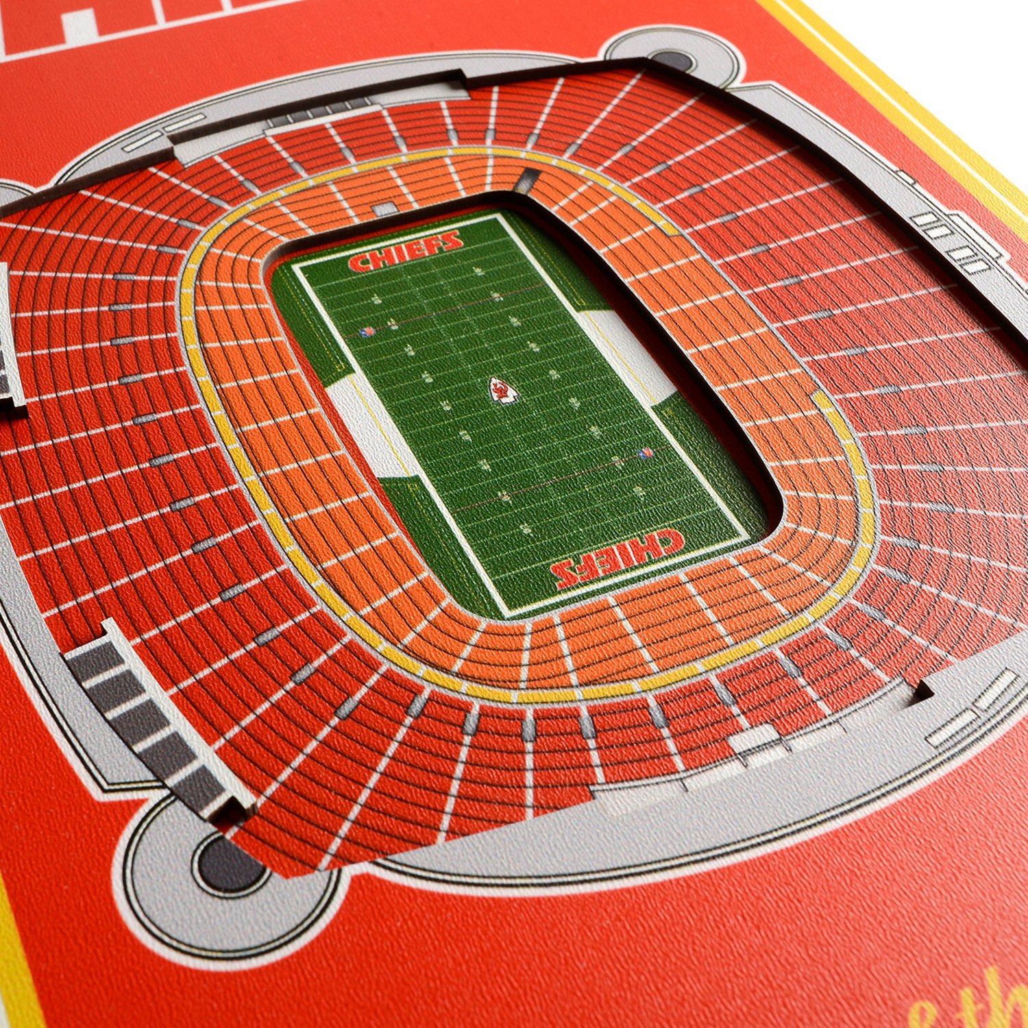 YouTheFan Kansas City Chiefs 8" x 32" 3-D Stadium Banner                                                                         - view number 3