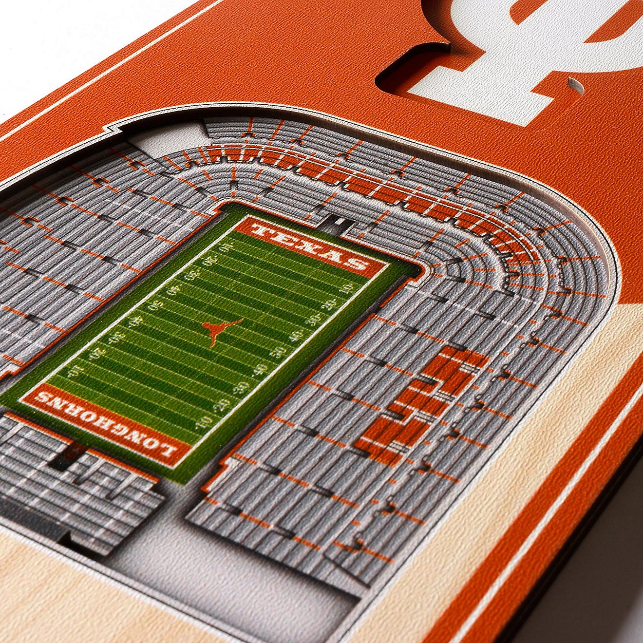 YouTheFan University of Texas 6 x 19 in 3-D Stadium Banner                                                                       - view number 3