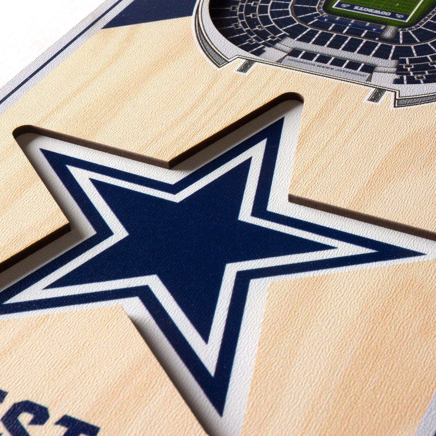 YouTheFan Dallas Cowboys 6" x 19" 3-D Stadium Banner                                                                             - view number 4