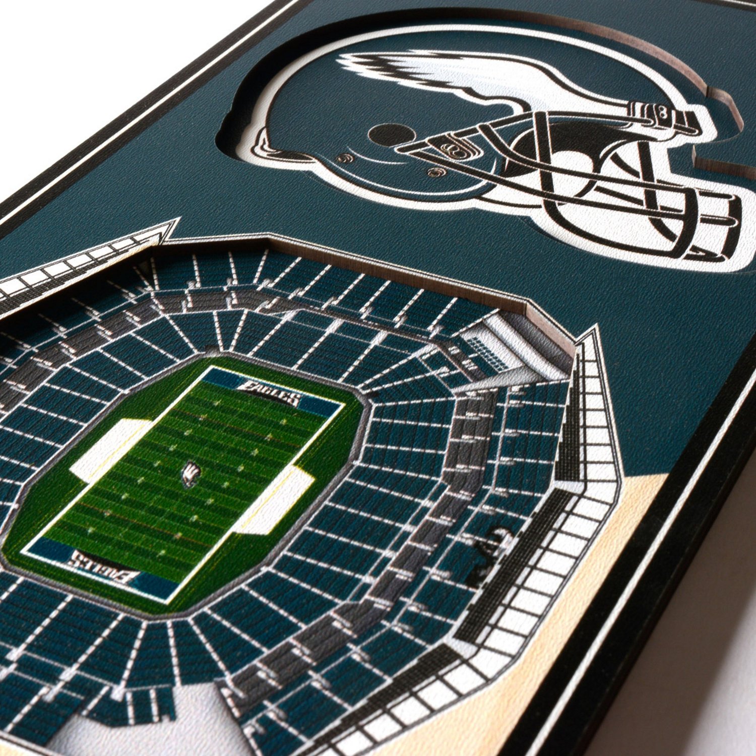 YouTheFan Philadelphia Eagles 6" x 19" 3-D Stadium Banner