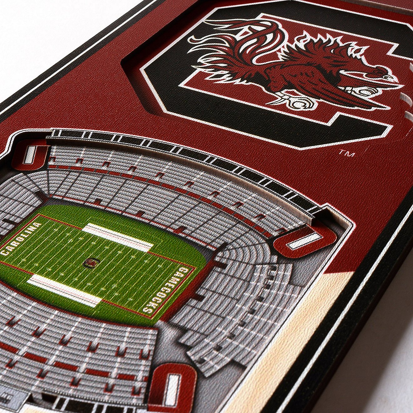 YouTheFan University of South Carolina 6 x 19 in 3-D Stadium Banner                                                              - view number 3