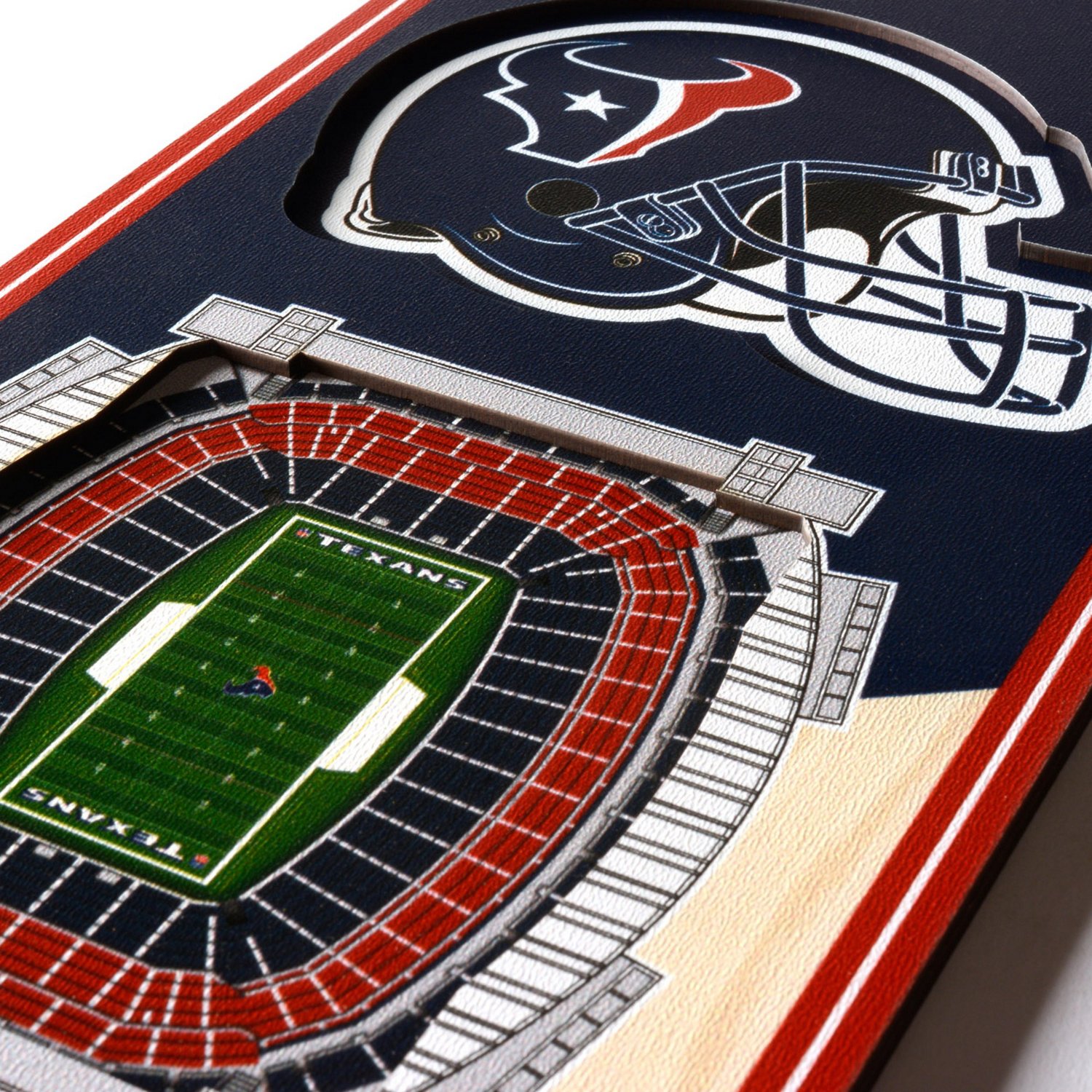 YouTheFan Houston Texans 6 x 19 in 3-D Stadium Banner                                                                            - view number 3