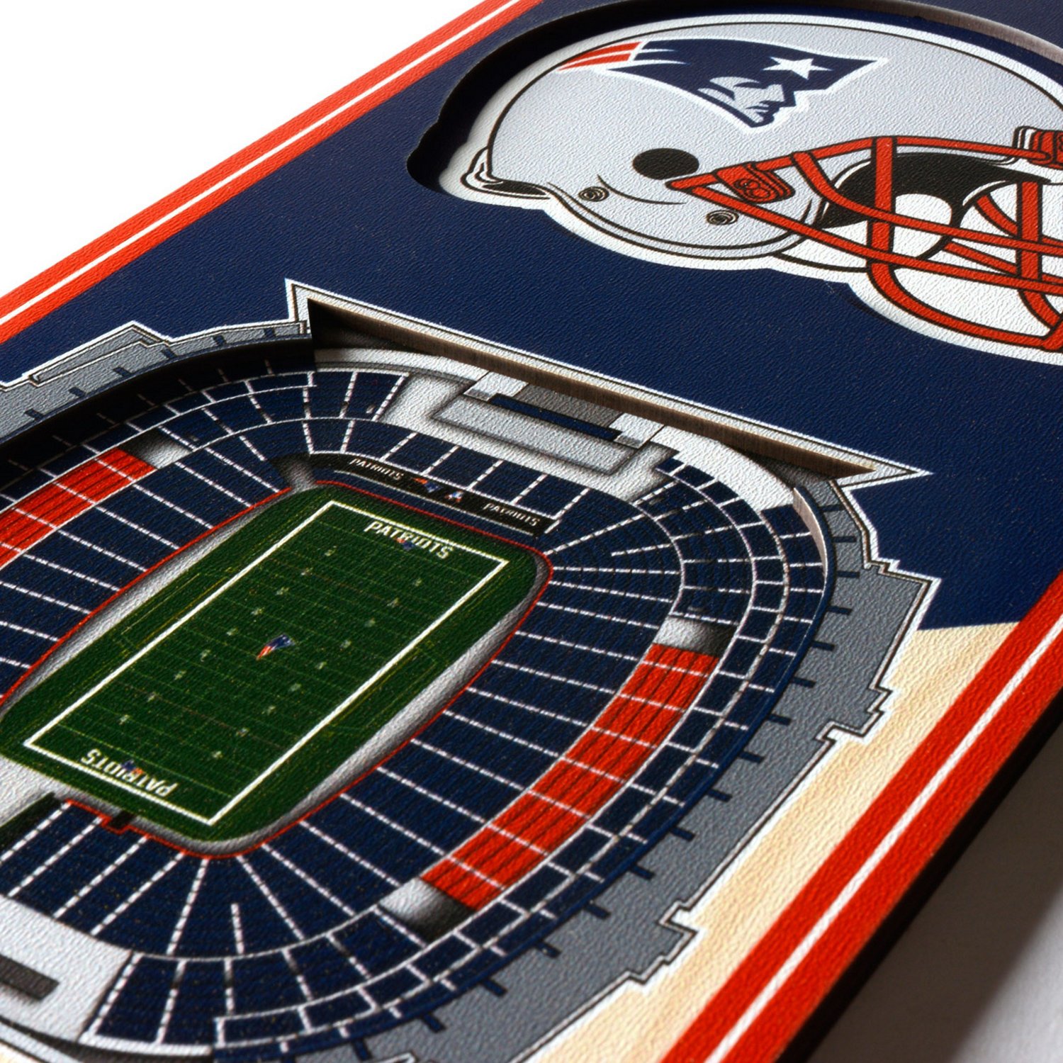 YouTheFan New England Patriots 6" x 19" 3-D Stadium Banner                                                                       - view number 3