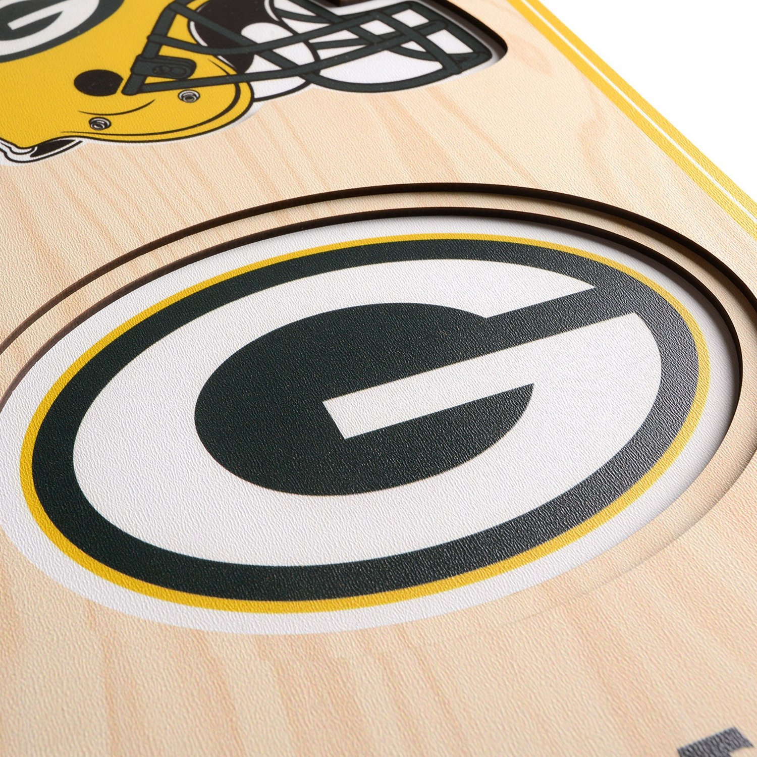 YouTheFan Green Bay Packers 8 in x 32 in 3-D Stadium Banner                                                                      - view number 4