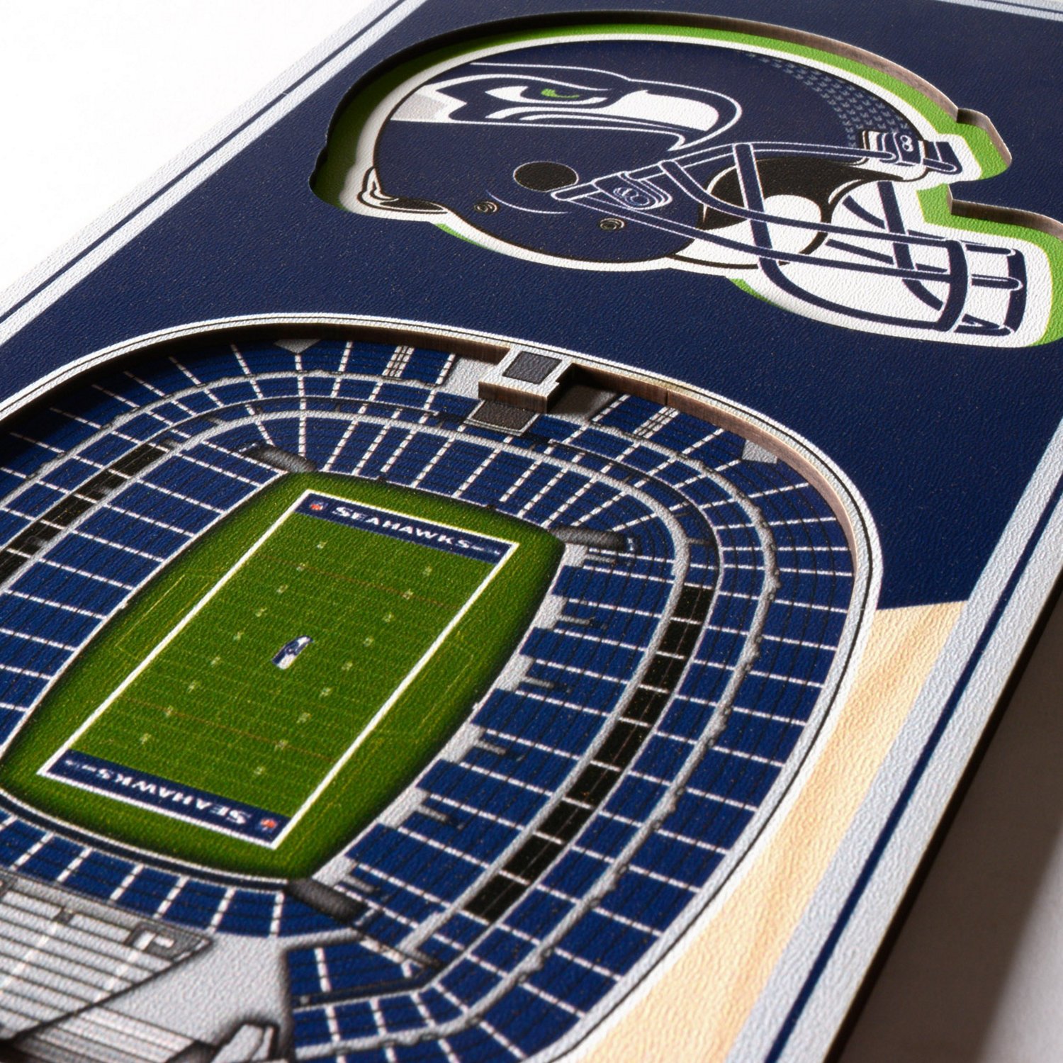 YouTheFan Seattle Seahawks 6 x 19 in 3-D Stadium Banner                                                                          - view number 3