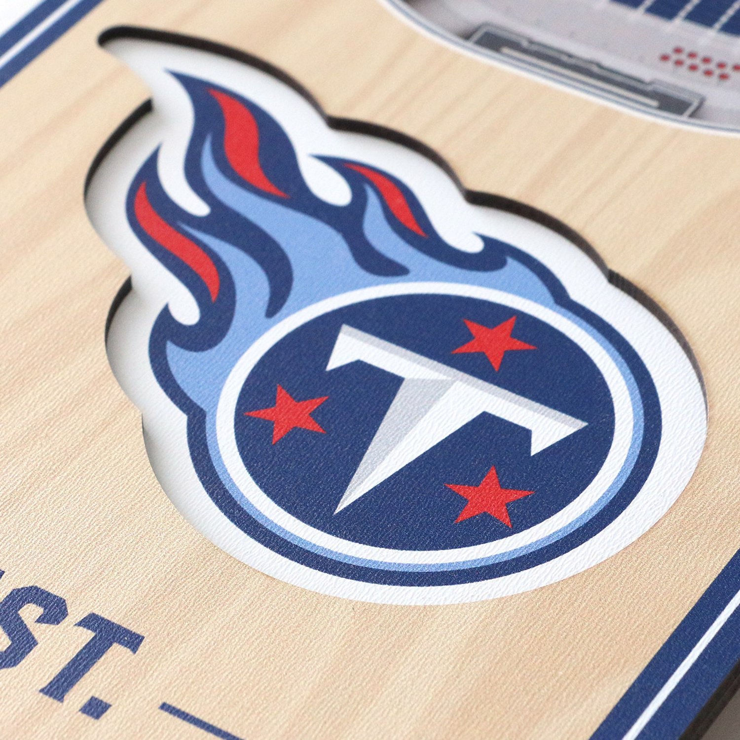 YouTheFan Tennessee Titans 6 x 19 in 3-D Stadium Banner                                                                          - view number 4