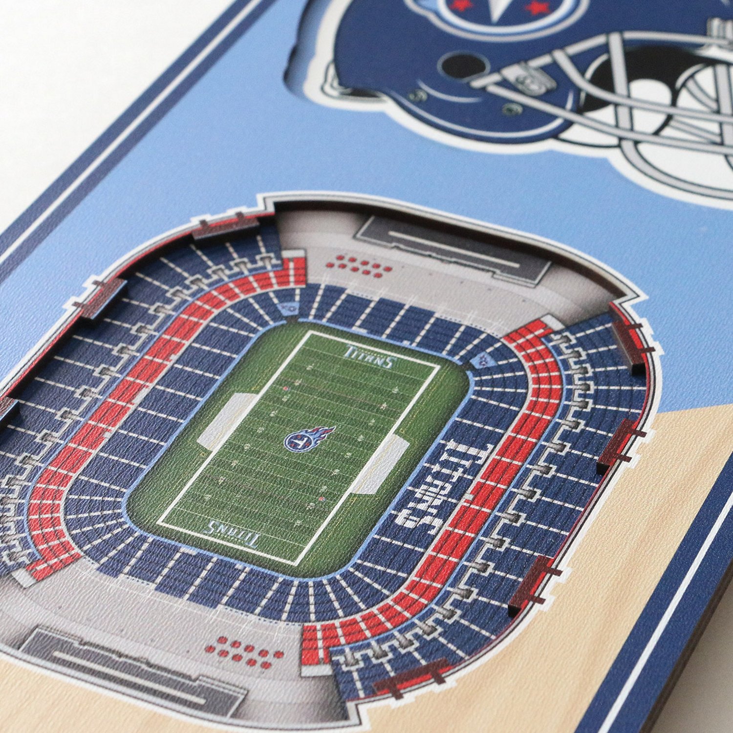 YouTheFan Tennessee Titans 6 x 19 in 3-D Stadium Banner                                                                          - view number 3