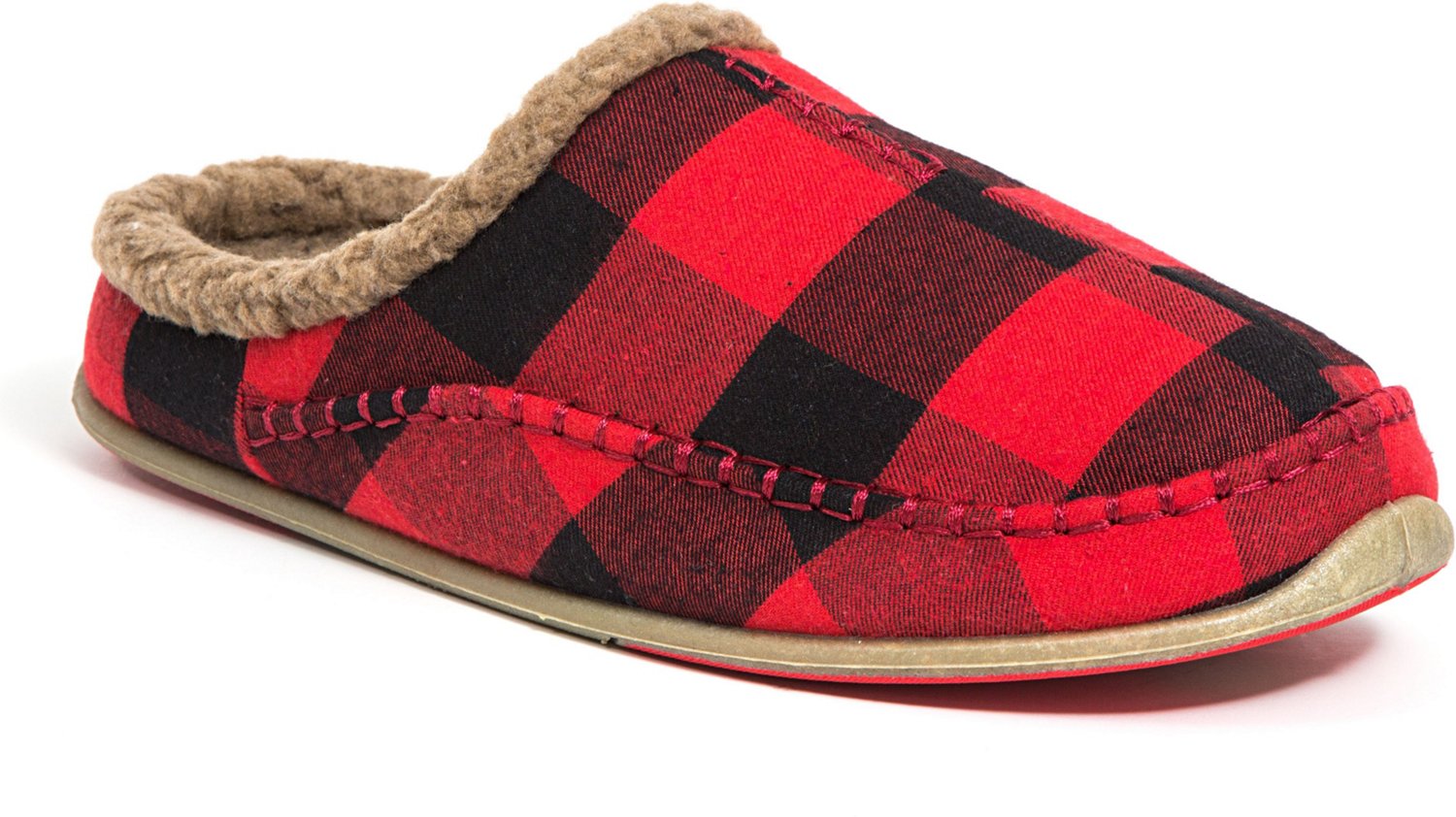 Deer Stags Slipperooz Nordic Plaid Slippers - view number 2