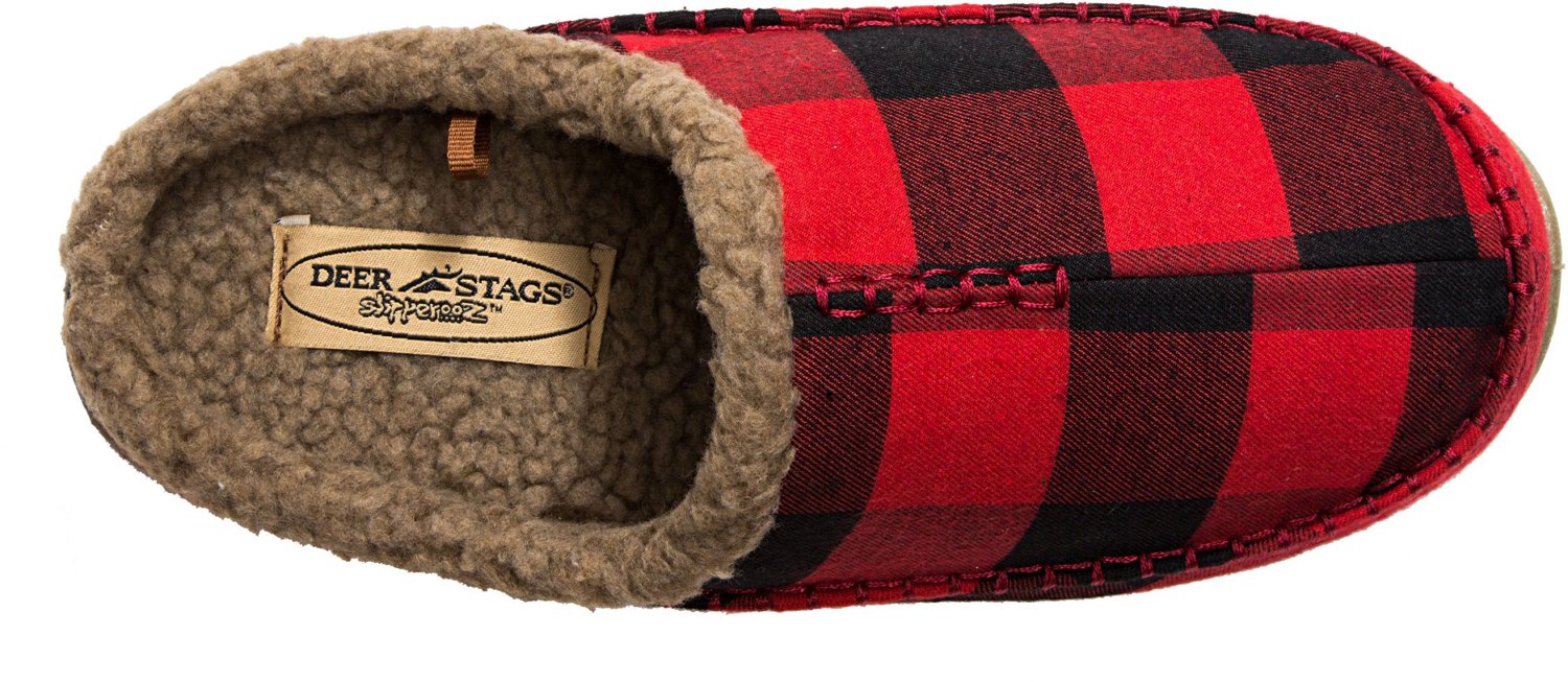 Deer Stags Slipperooz Nordic Plaid Slippers - view number 5