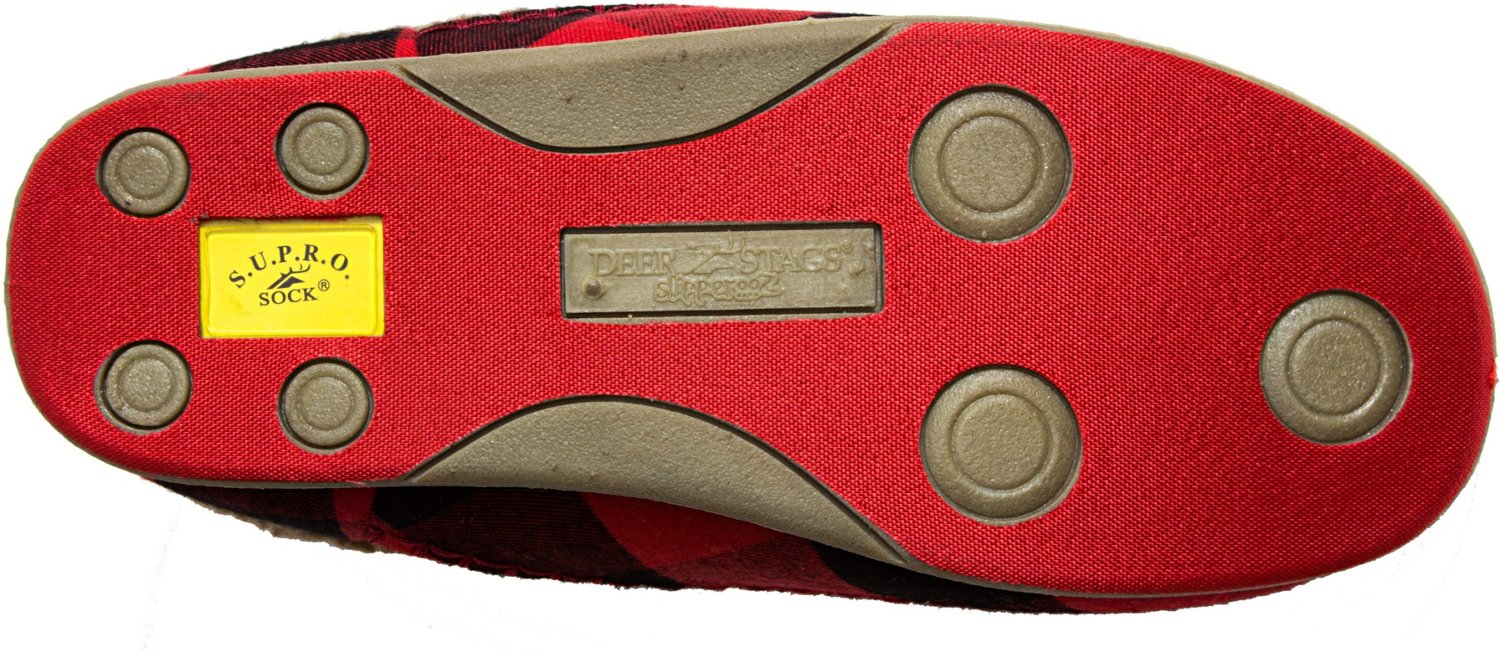 Deer Stags Slipperooz Nordic Plaid Slippers - view number 6